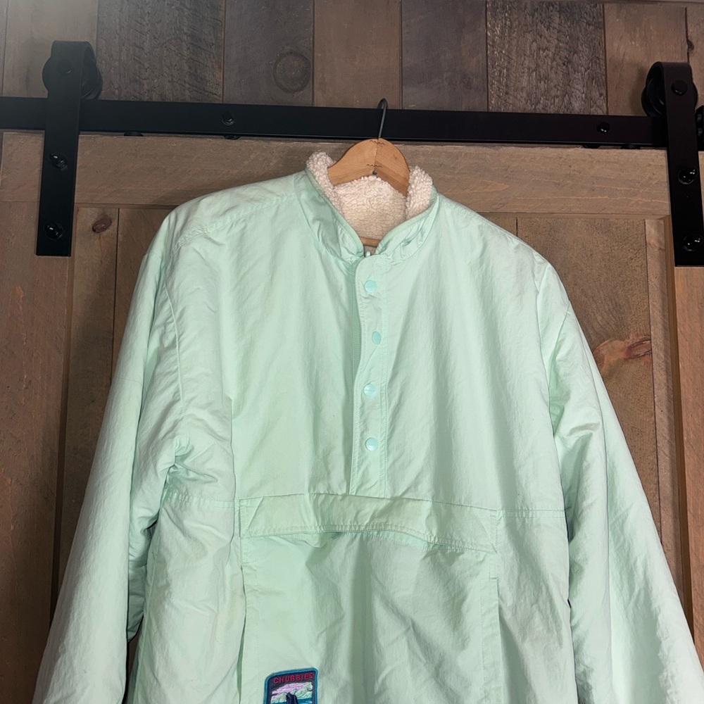 Chubbies reversible pullover jacket - mint green … - image 5